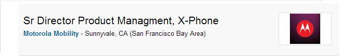 Existence of Motorola X-Phone Confirmed by Motorola Job Listing