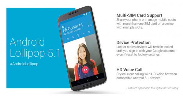 Android 5.1 Lollipop Unwrapped With New Connectivity Features